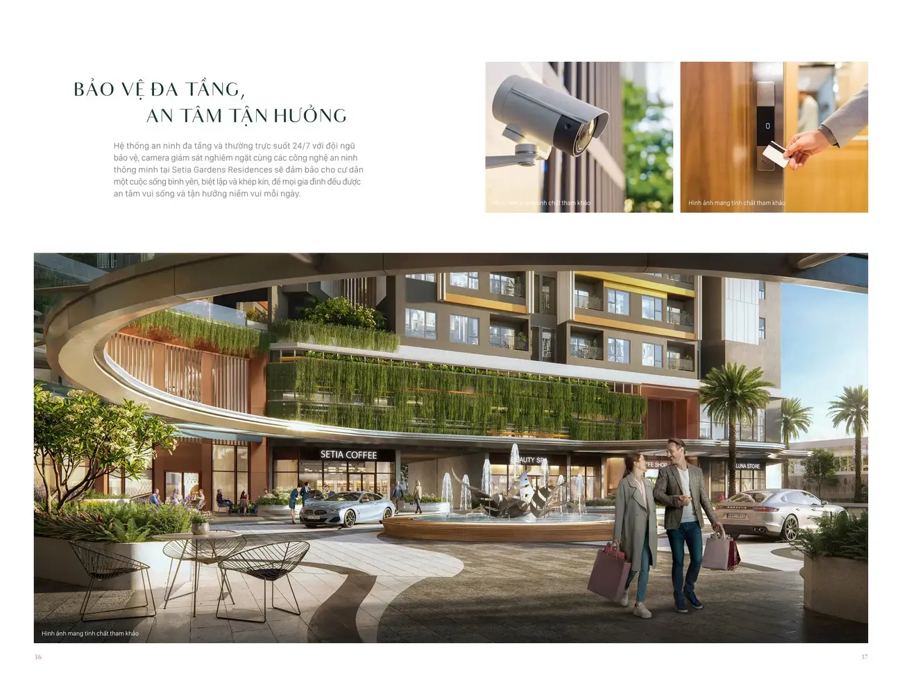 Hệ thống an ninh 24/7 và tiện ích đa dạng mang đến cuộc sống an toàn, tiện nghi tại khu đô thị cao cấp Setia Edenia.