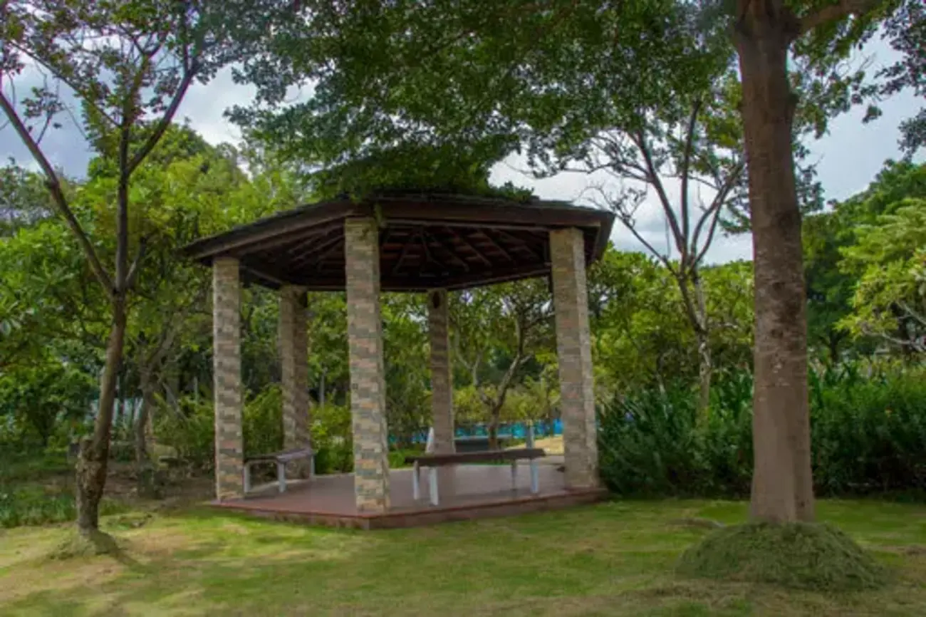 Khu vực công viên trung tâm xanh mát tại dự án EcoXuân, nơi mang lại không gian thư giãn và tiện ích cho cư dân.