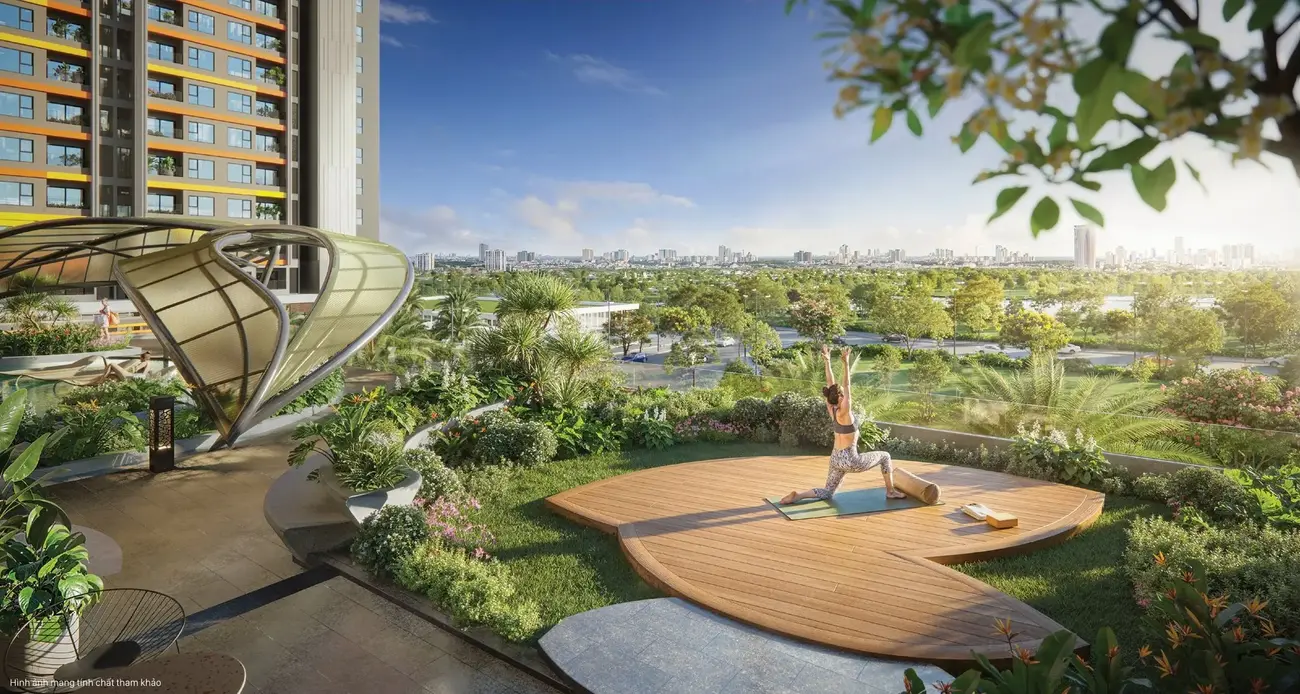 Khu vườn xanh đẳng cấp tại Setia Edenia, mang đến không gian thư giãn và sống chuẩn resort giữa lòng thành phố.